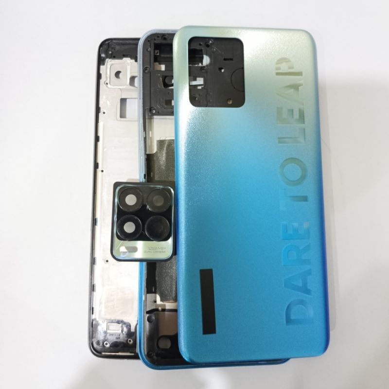 KESING HOUSING CASING FULLSEtt REALME 8 4G / REALME 8 PRO FRAME+BEZEL+BACKDOOR