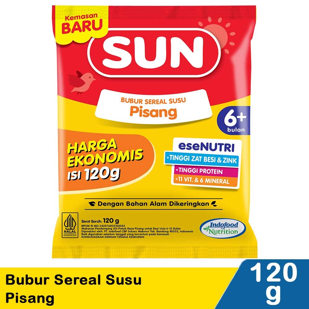 Sun Bubur Susu  Pisang 120G