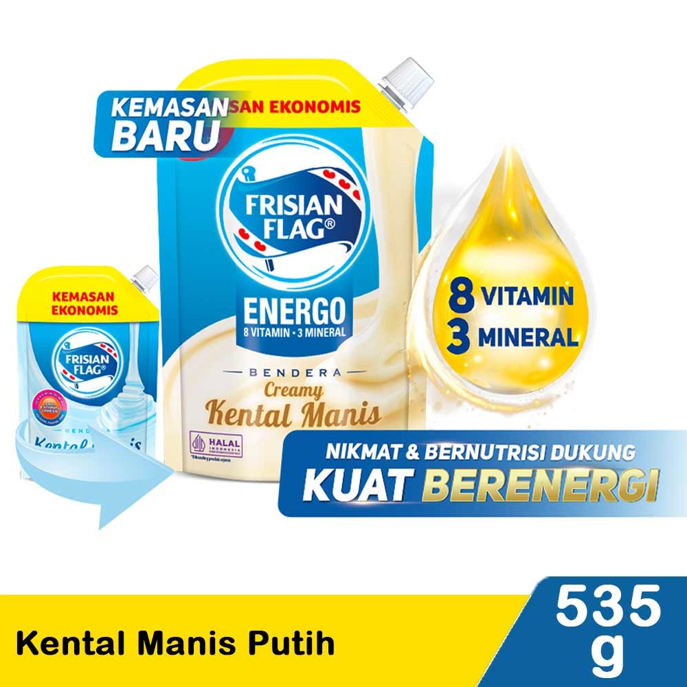 FRISIAN FLAG SUSU KENTAL MANIS PUTIH 545/535g