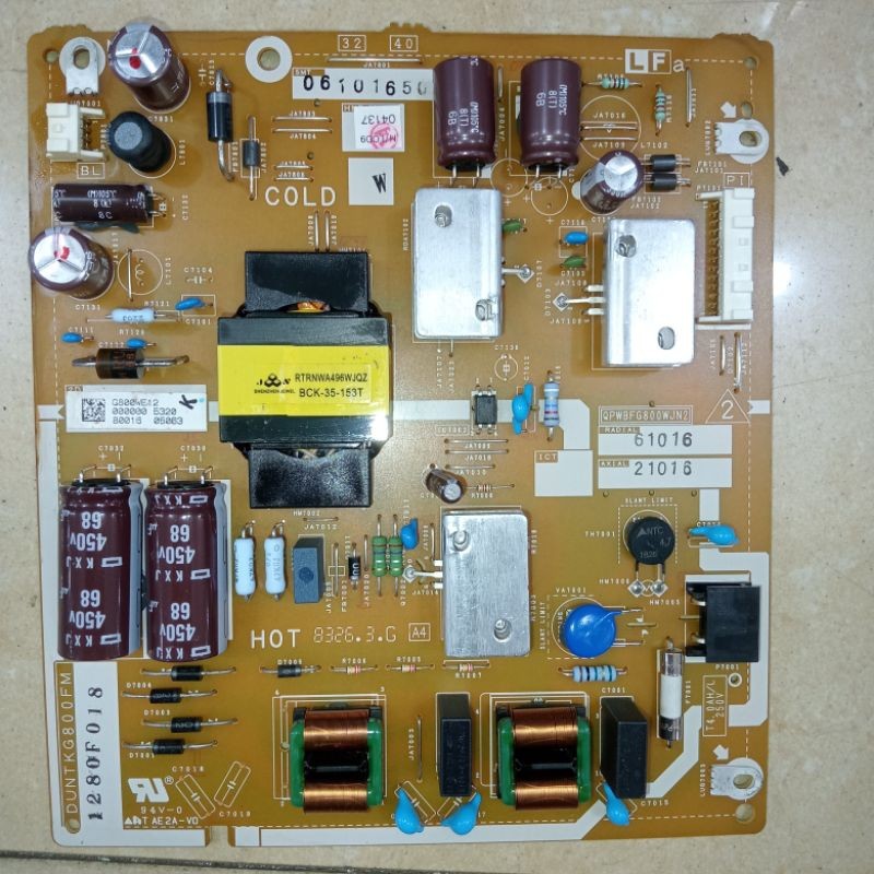 [VELFOX] SHARP 2T C32BG1I - 2TC32BG1i MESIN TV LED POWER SUPPLY REGULATOR PSU POWER TV