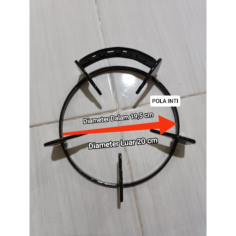 Tatakan Kompor Gas Kaca Universal / Tatakan Kompor Tanam