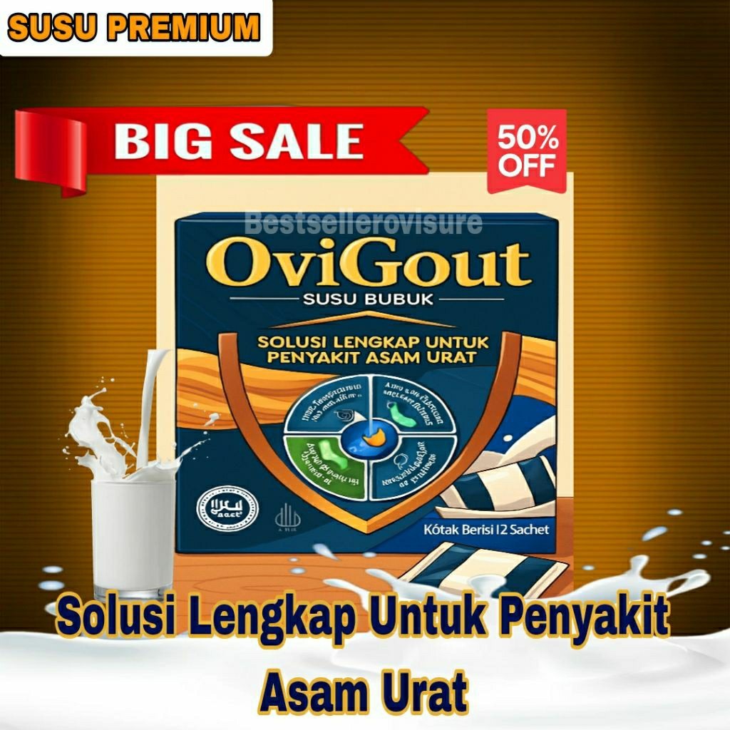 OVIGOUT SUSU ASAM URAT HERBALIFE ORIGINAL 100% OFFICIAL STORE KOLESTEROL GULA DARAH STROKE DIABETES