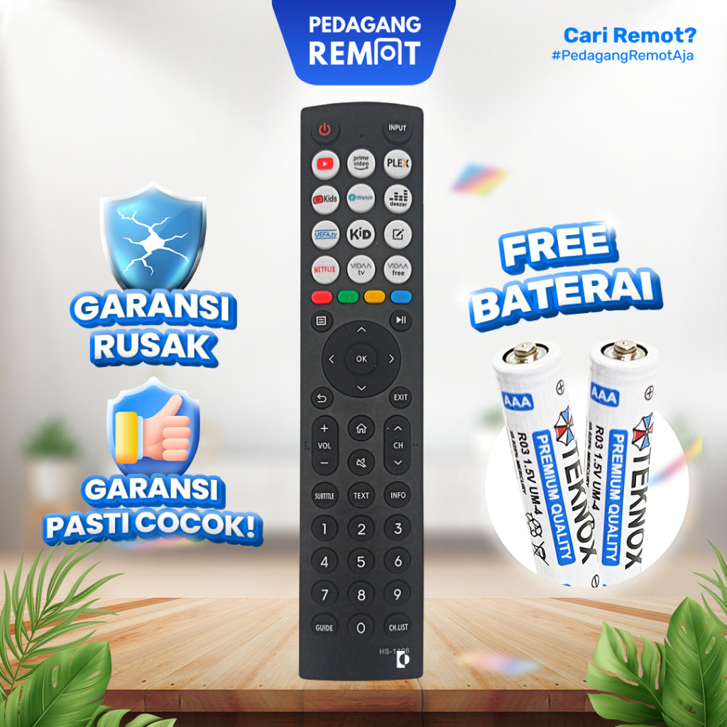 Remot Remote TV Hisense LCD LED Smart TV Android TV UHD 4K EN2G36H 43E6K 50E6K 55E6KMurah