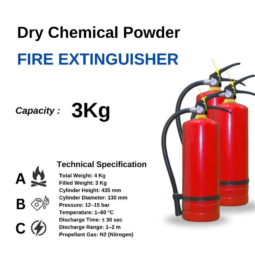 TECHTOOLS Apar 3Kg Powder