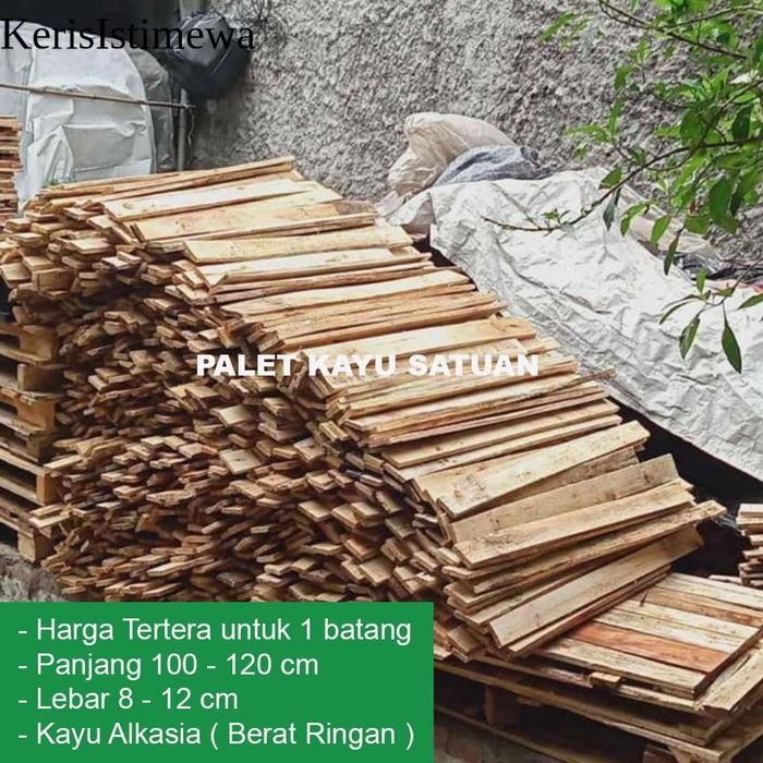 Palet Kayu Bekas Packing Kayu Per Batang Papan Satuan - 10-20 KIS3