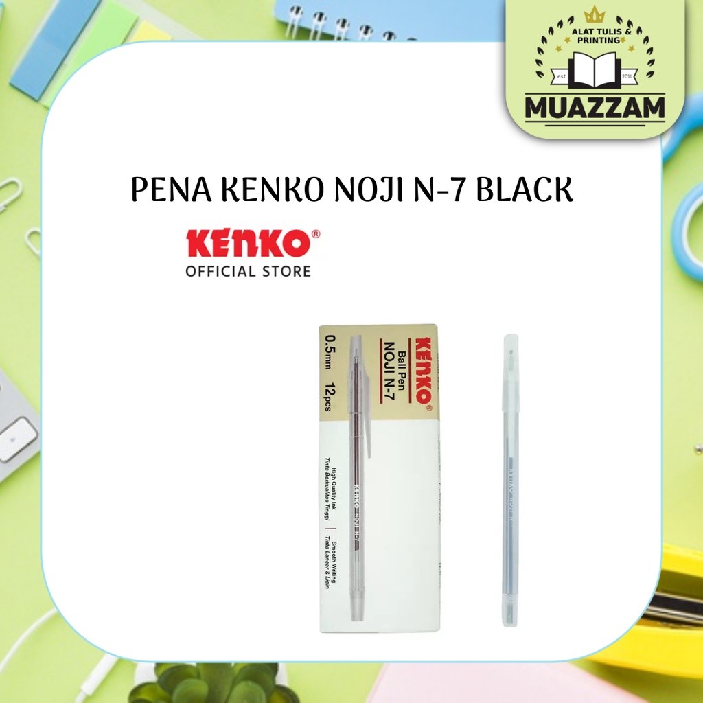 Kenko NOJI N-7 Pena Tinta Black