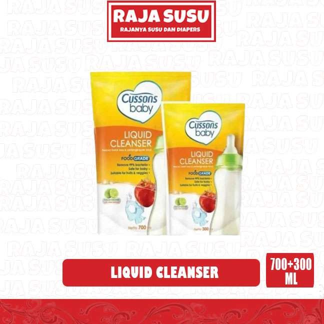 CUSSONS-BABY LIQUID CLENSER 700ML+300ML - RAJA SUSU