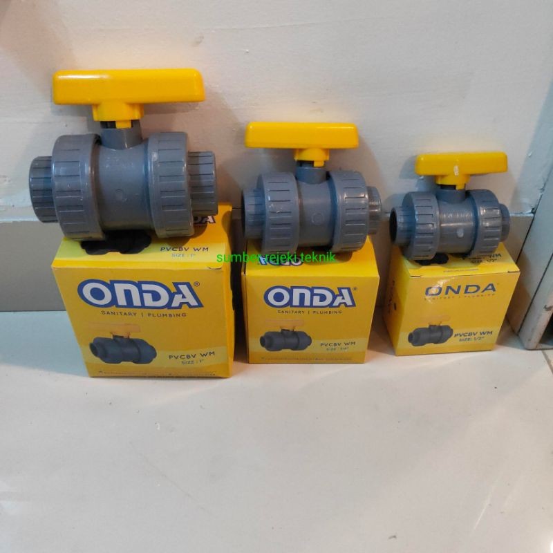 Water Mur PVCBV ONDA STOP Kran 1 Inch