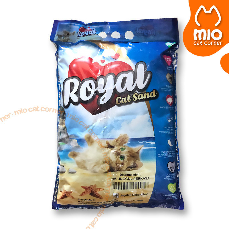 ROYAL Cat Litter Pasir Gumpal Kucing Bentonite Sand