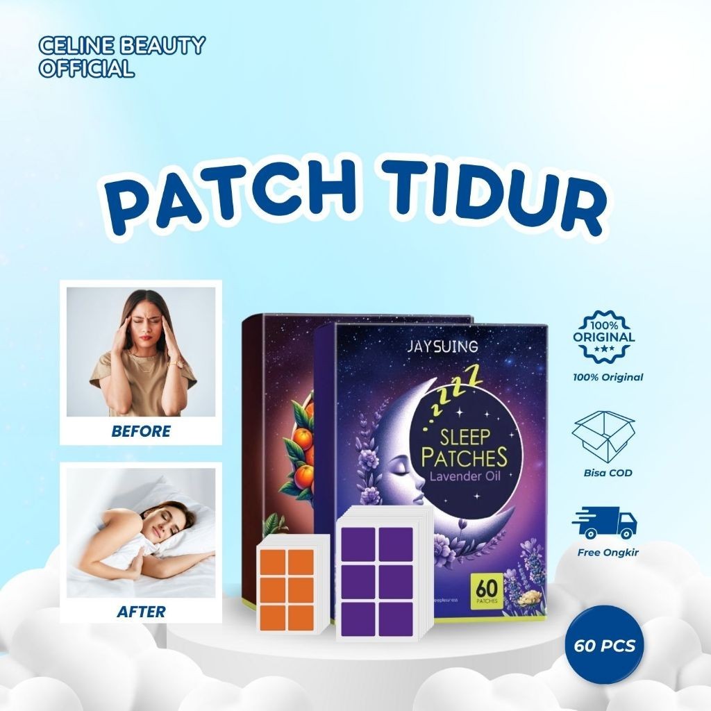 Sleep Patch 60pcs/Sleep Patch Plaster bantu tidur atasi Insomnia