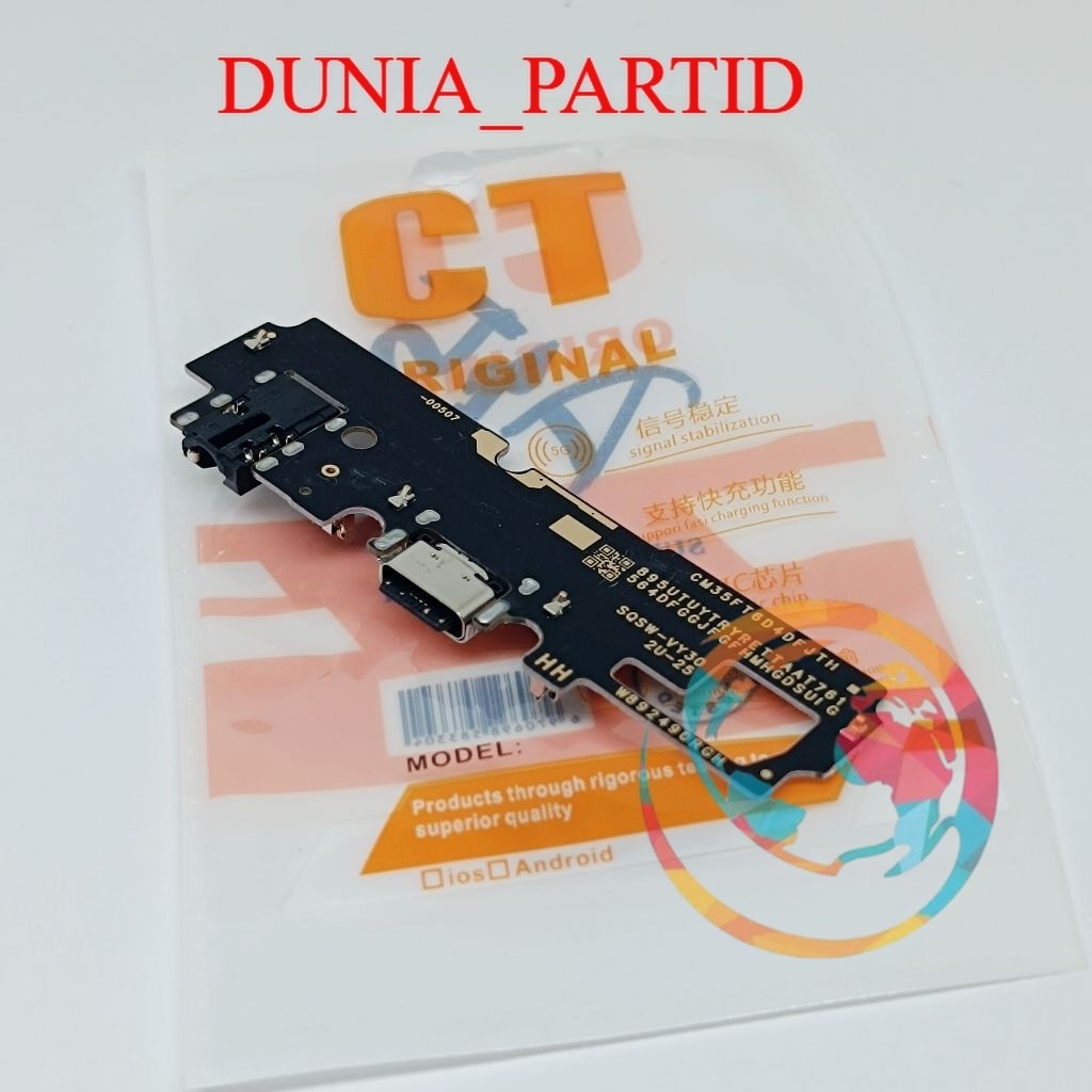 PAPAN KONEKTOR CAS CHARGER VIVO Y30 Y30i FULLSET ORIGINAL + IC