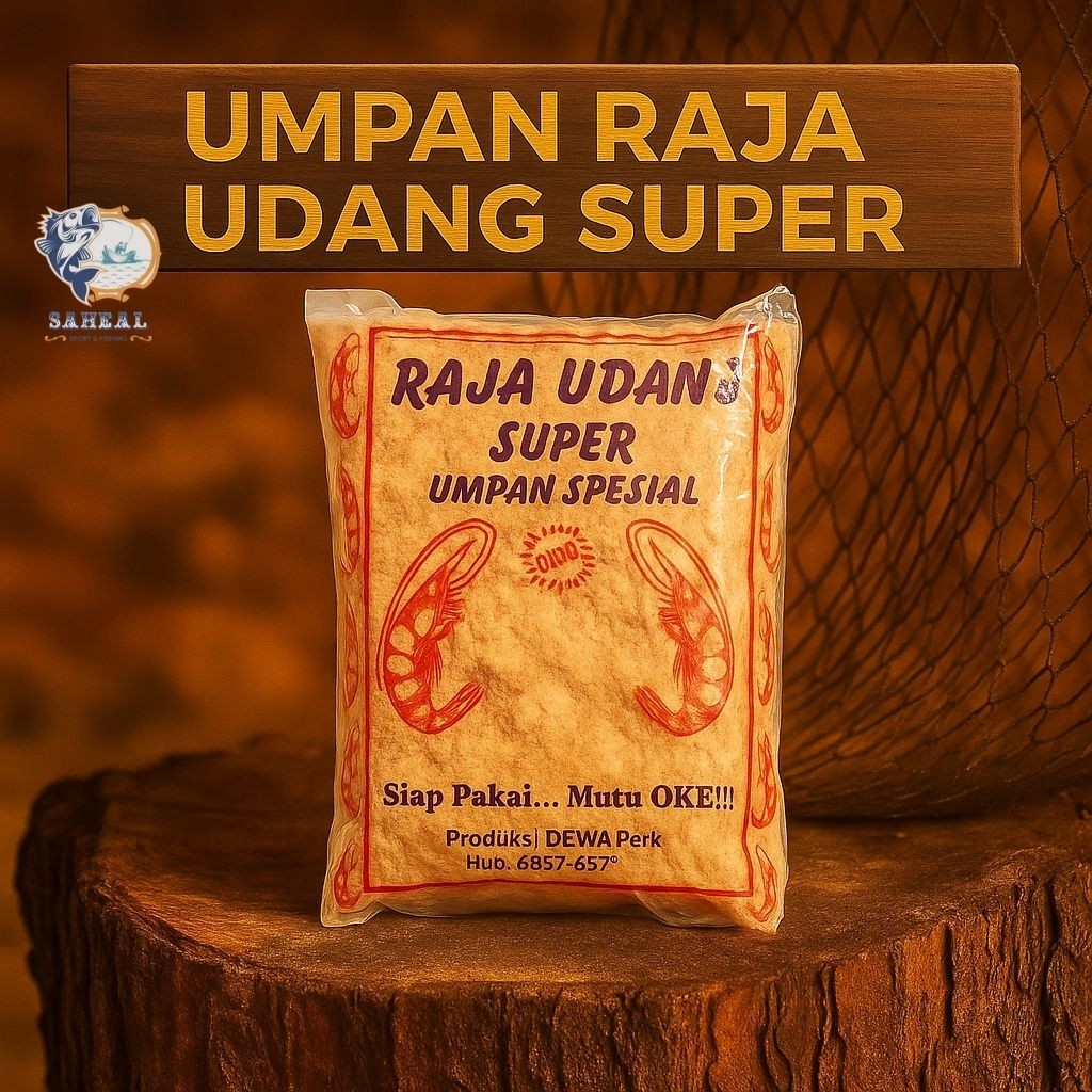 Umpan Pancing Spesial Raja Udang Super Siap pakai Mutu Oke / Umpan Ikan Mas Simple Hemat