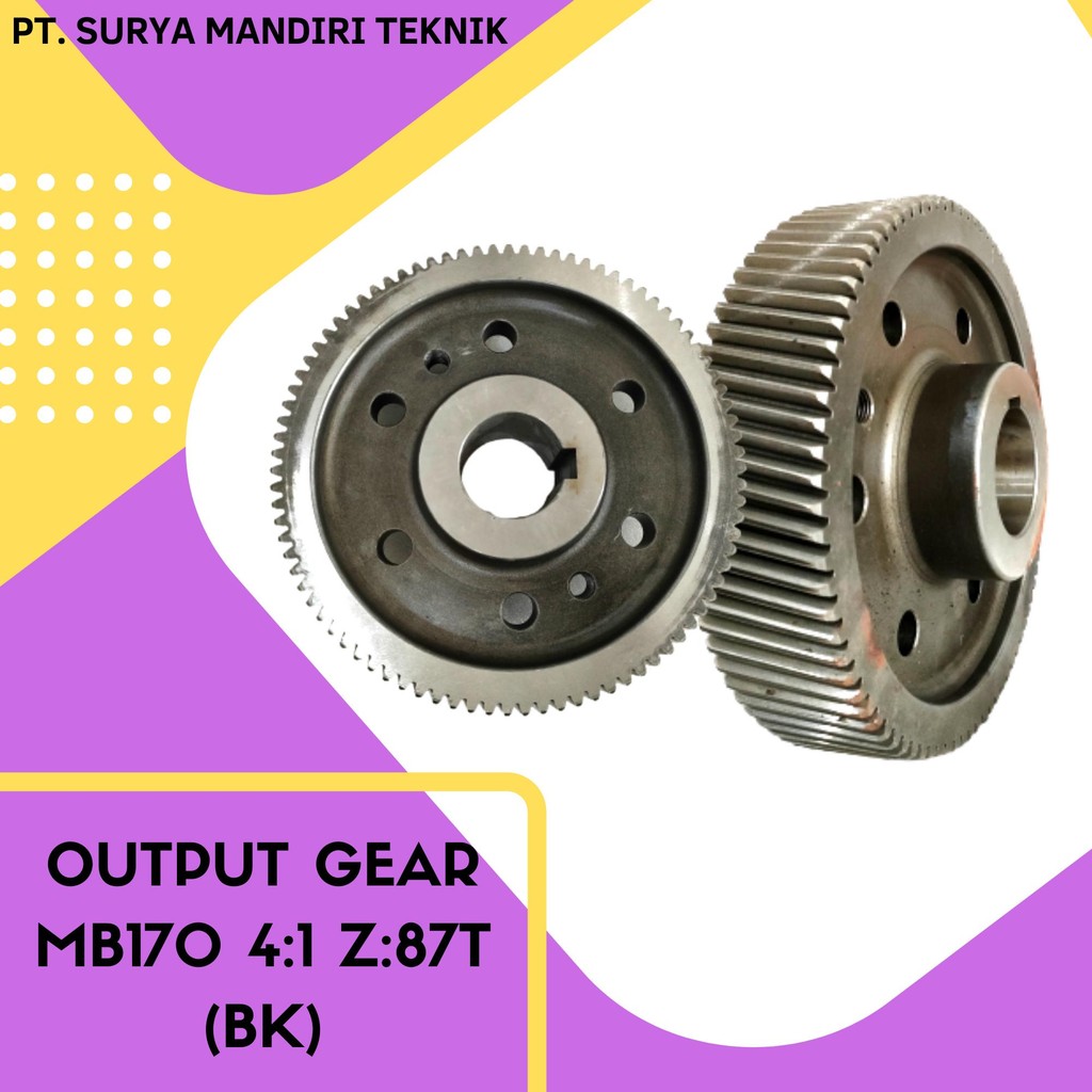 MB170 DRIVEN GEAR OUTPUT GEAR 4:1 87T MB170-03-002/4 JPT