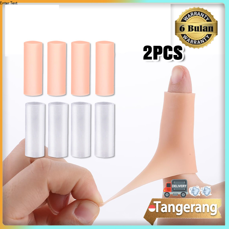 Silikon Gel Pelindung Jari /Pelindung Jari Tangan Silicone /Pelindung Jari Elastis Untuk Empat Jari 