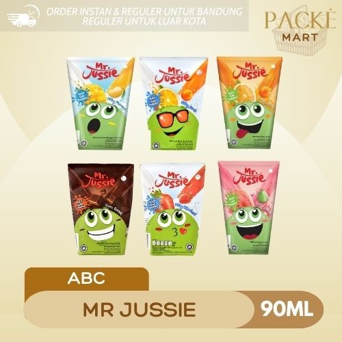 ABC Mr. Jussie Minuman Rasa Buah 90ML/1PCS / Minuman Rasa Buah / Fruity Jeruk / Milky jeruk / Milky 
