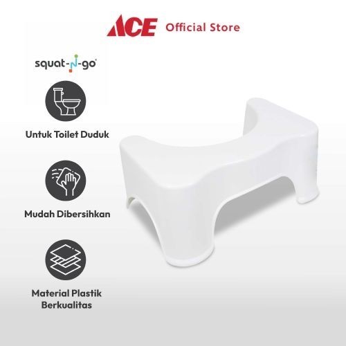 Squat N Go Bangku Pijak Toilet - Putih