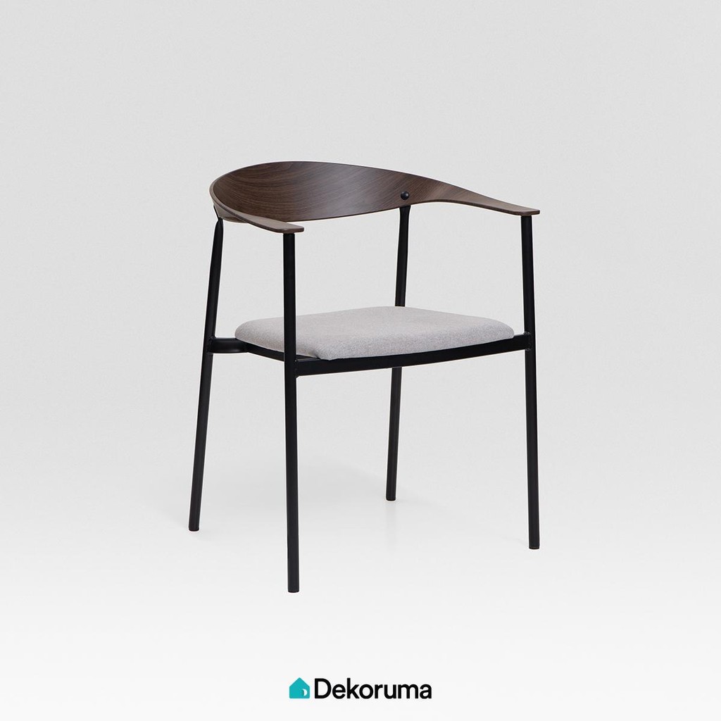 Dekoruma Tenzo MILES Kursi Makan / Dining Chair / Kursi Makan Kayu Minimalis