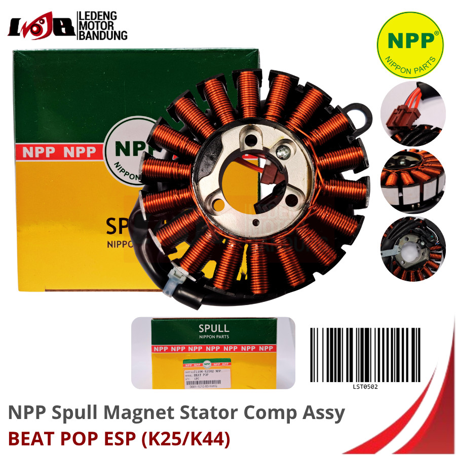 NPP Spul Beat Pop Esp Stator Comp Assy Honda K25 / K44 Spull Magnet Pulser Motor