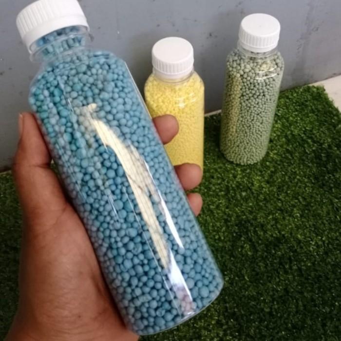 npk repacking, npk buah, npk bunga, npk boron, npk eceran 275 gram kemasan botol - Biru