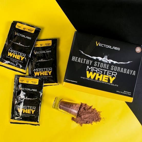 Suplemen Fitness Susu Whey Protein 450g - 14 serving - Susu Gym Murah