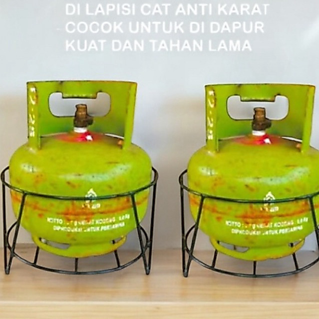 Rak Tatakan Gas 3kg Rak gas 3kg Rak gas besi Rak besi