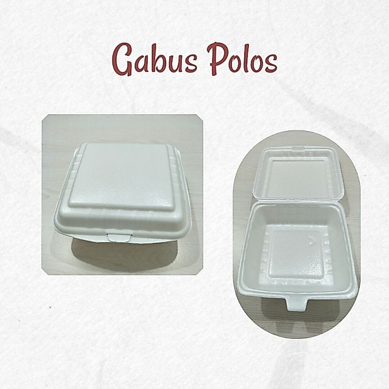 Kotak Makanan Styrofoam / Gabus Makanan Instan