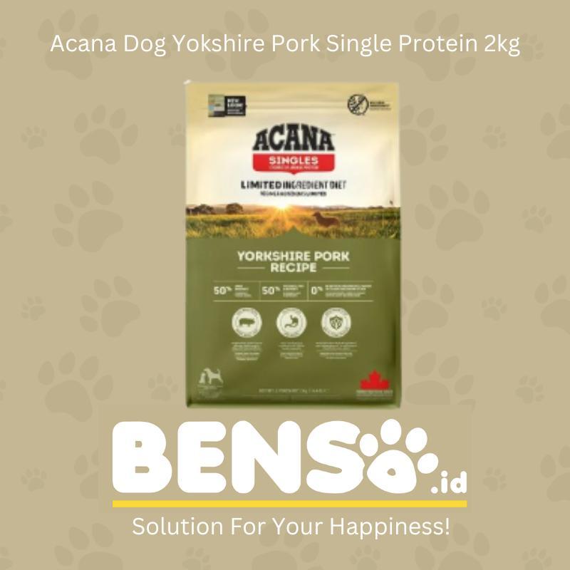 Dogfood - Acana Dog Yokshire Pork Single Protein Freshpack 2kg