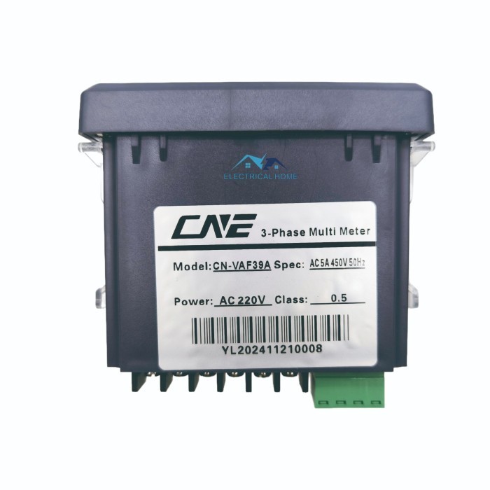 [ ORIGINAL ] Volt / Ampere / HZ Multi Meter Digital 96x96mm 3 Phase Multi Meter
