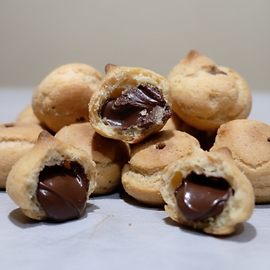 My_Genz Soes Coklat Duosus 250G/Kue Sus Kering Coklat/Kue Soes