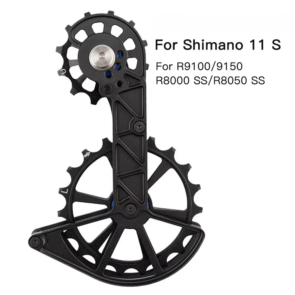 Roda Pulley Derailleur dengan Bantalan Oversized 82g untuk 105 ULTEGRA R9100 R8000 11s & Sram Red Fo