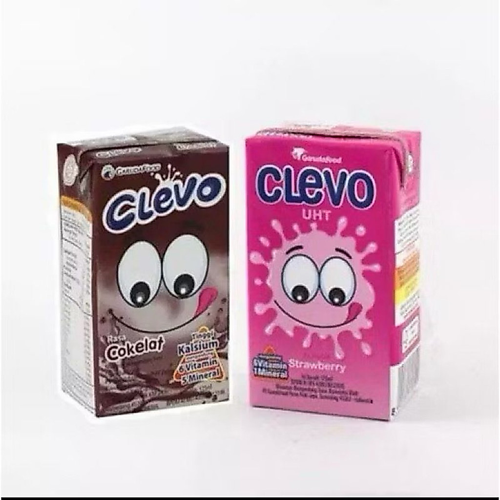 1 Dus Clevo UHT 125 ml isi 40 pcs