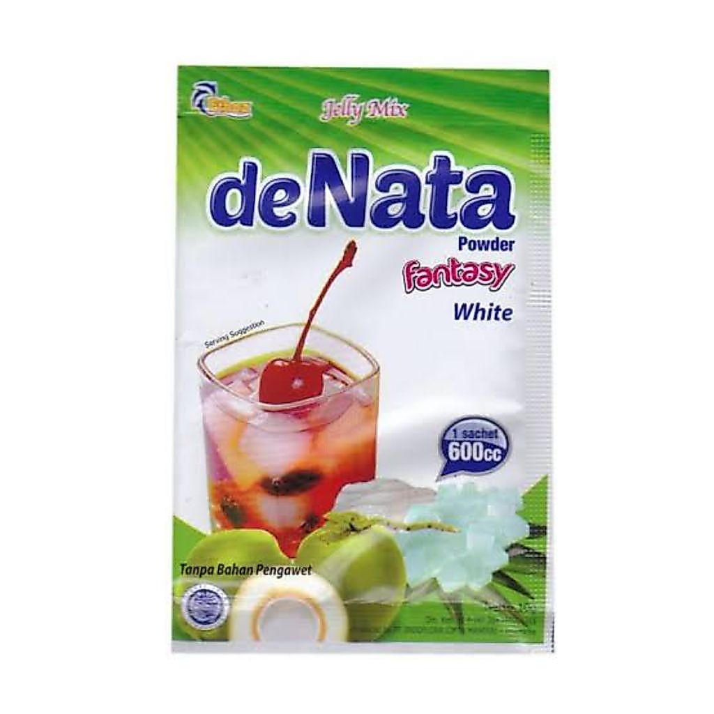 Denata WHITE 1 Pack (Isi 12 Sachet) - Agar Agar Jeli Bubuk