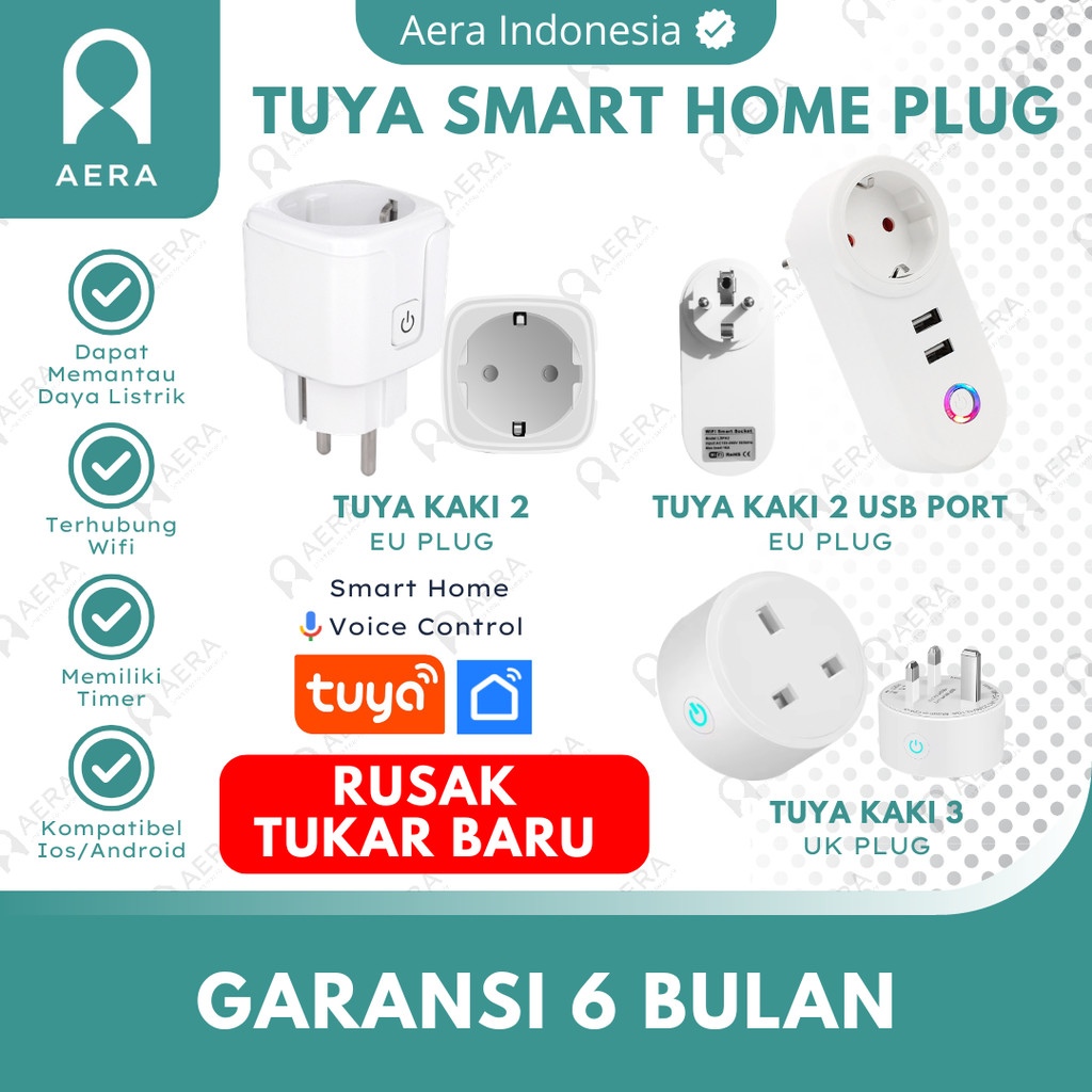 Tuya Smart Plug | Oversteker Kaki 3 | Tuya Smart Home Kaki 3 / Kaki 2 / Kaki 2 + USB | Tuya Smart Pl