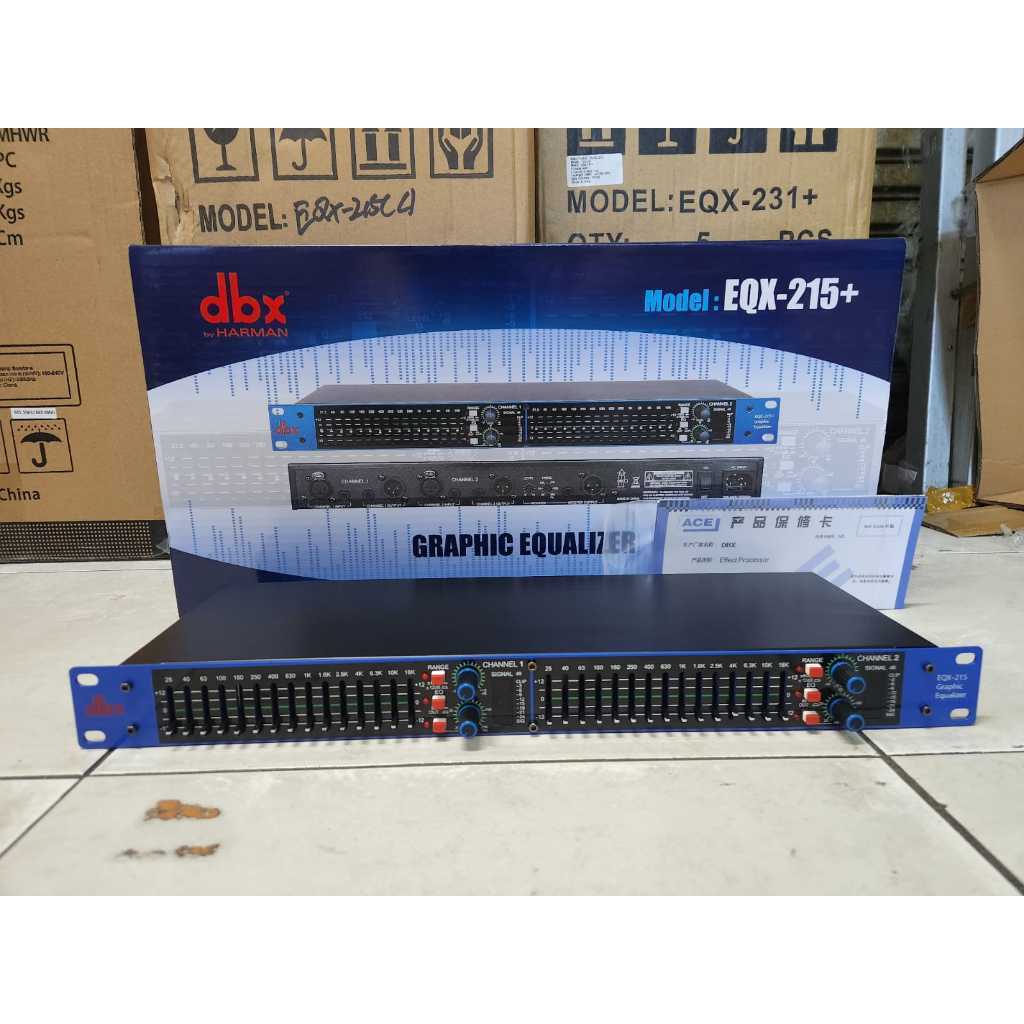 EQUALIZER DBX EQX 215+ subwofer baru garansi 1 tahun
