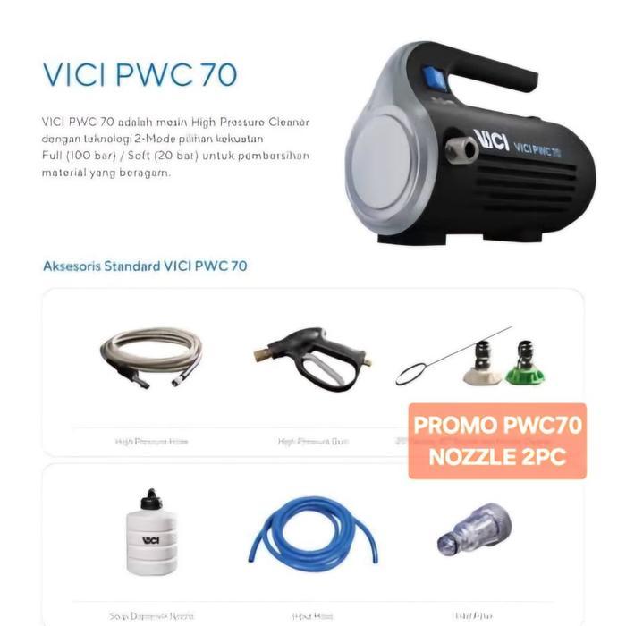 Mesin Steam Cuci Mobil Jet Cleaner VICI PWC 70 - PROMO PWC70