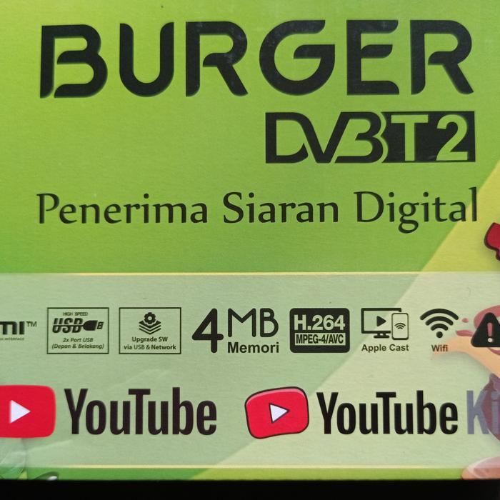 stb set top box DVBT2 DVB2IP DVB T2 2IP matrix apple TV Digital - Hijau