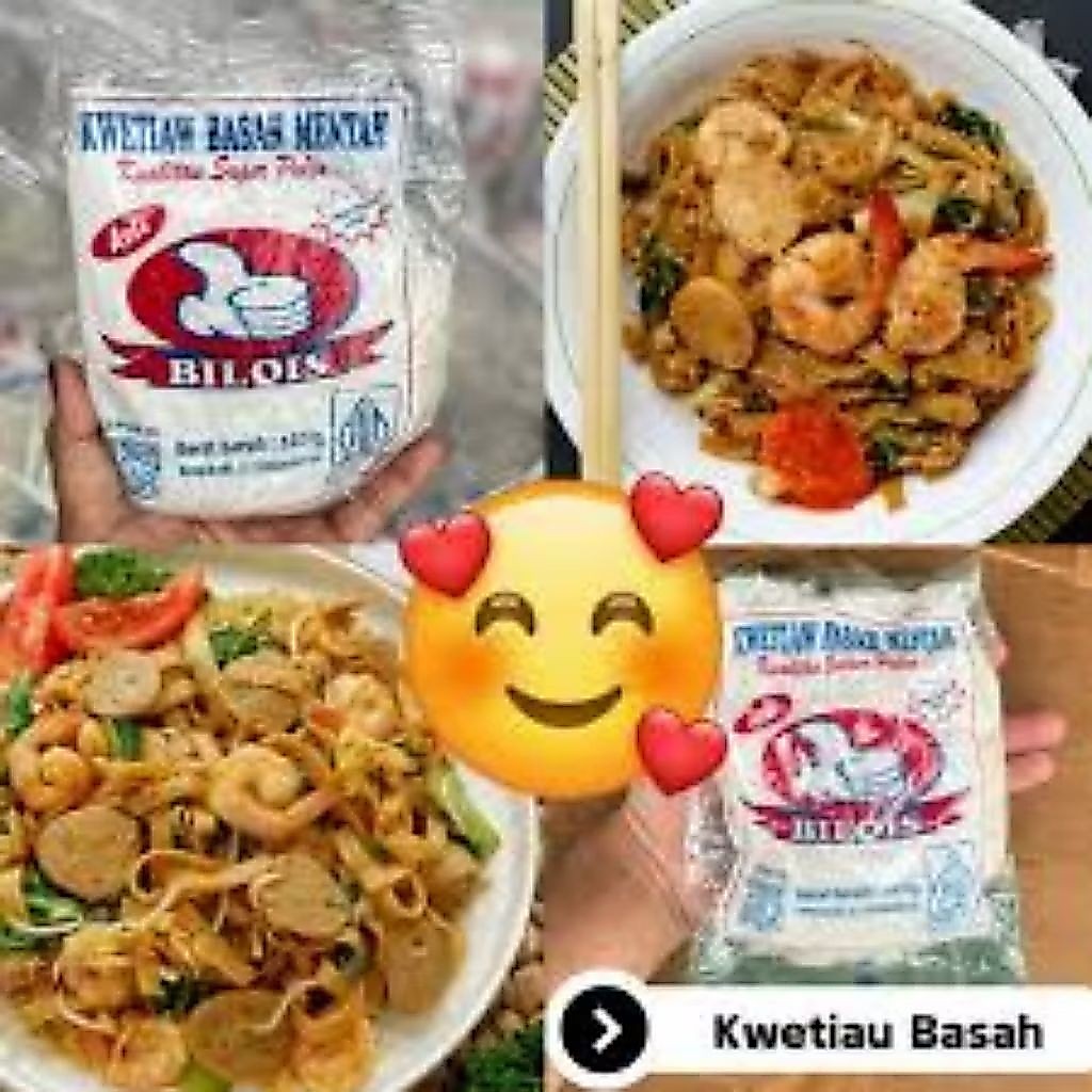 Kwetiau Basah Mentah Bilqis 430gr