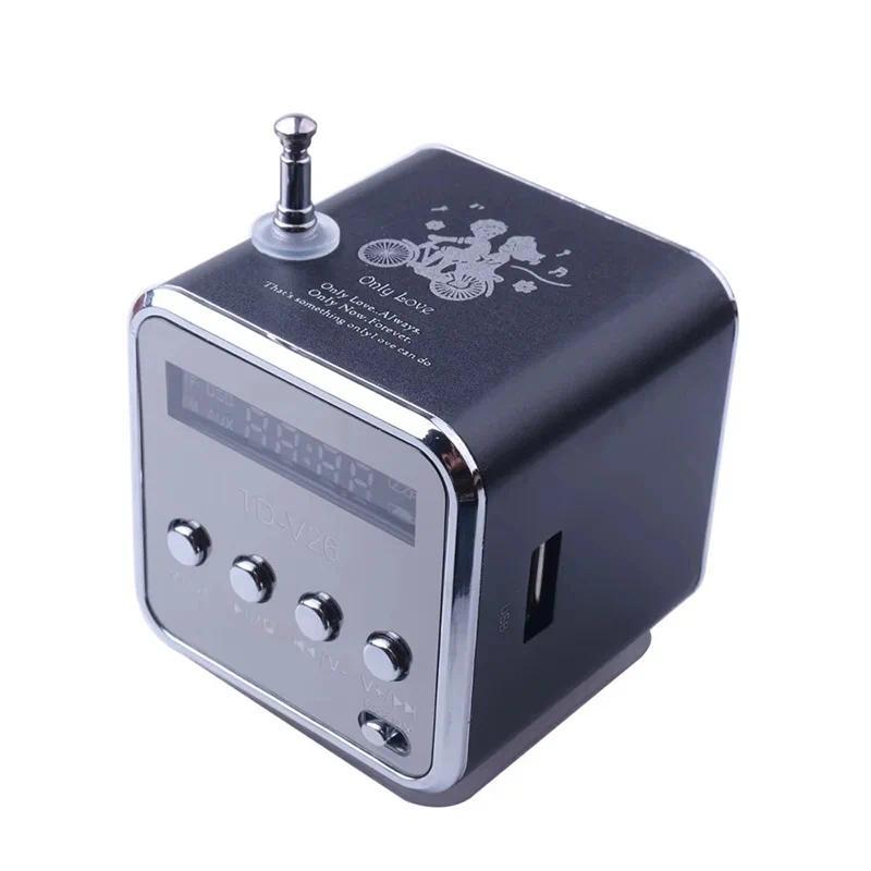 Portable Digital FM Radio Wireless Speaker Mini FM Radio Receiver LCD Display Stereo Loudspeaker Sup