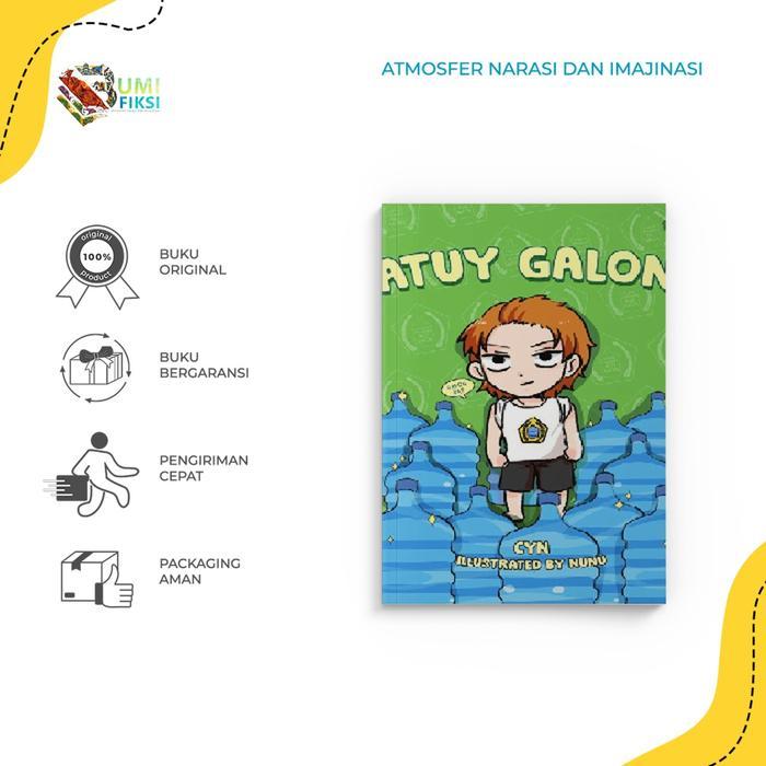 Buku Komik Bacaan Atuy Galon - Bukune - Cyn Illustrated - Bumi Fiksi - Atuy Galon