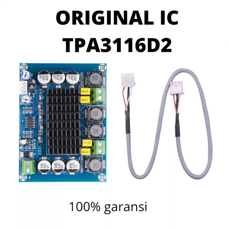 Power TPA3116D2 3116 2x120W ORIGINAL TPA 3116 Papan Amplifier Audio Stereo Digital Saluran Ganda DIY