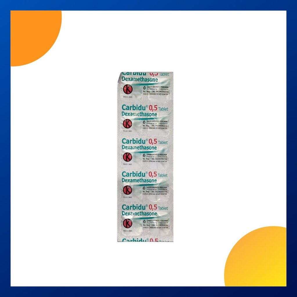 CARBIDU 0.5 0.5 MG 1 STRIP @ 10 TABLET