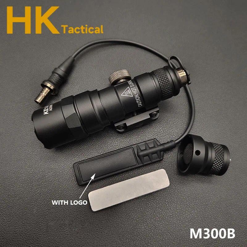 Airsoft SF M600 M600B M300 Flashlight LED Tactical Hunting Rifle Scout Light 600 Lumen Remote Pressu