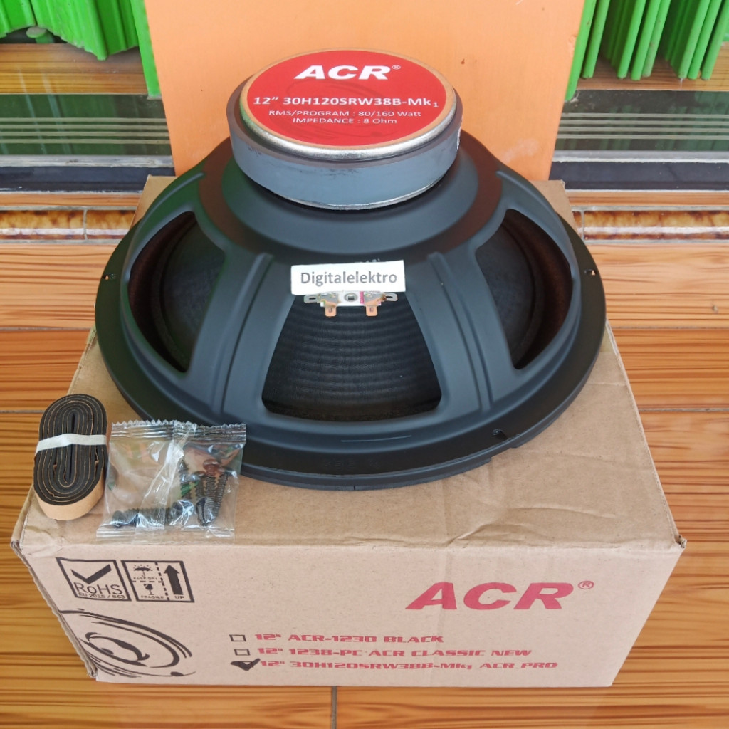 Speaker 12 inch ACR PRO 12" 30H120SRW38B MK1 Speaker woofer 12inch 160watt