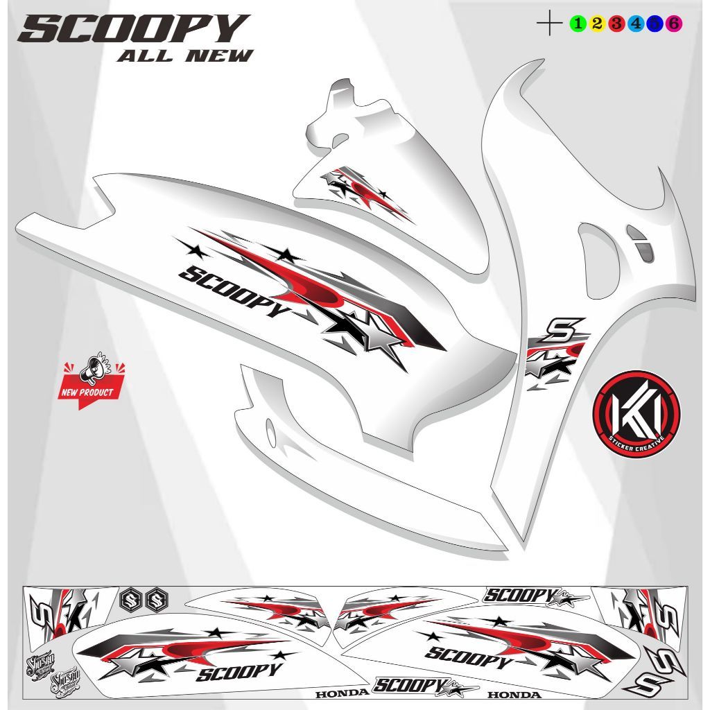STRIPING MOTOR SCOOPY VARIASI LIS  STRIPING MOTOR SCOOPY LIS V11