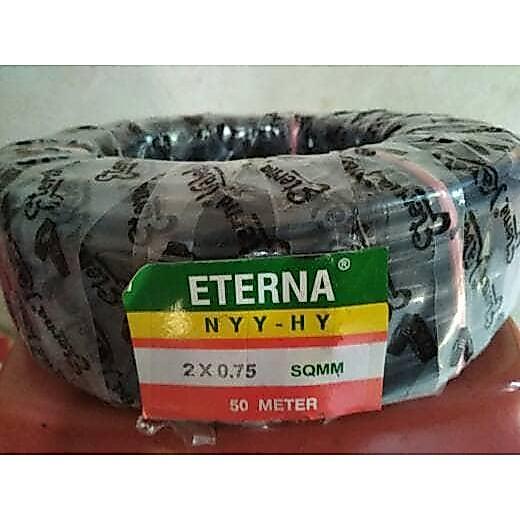 kabel listrik ETERNA NYY HY/kabel serabut hitam