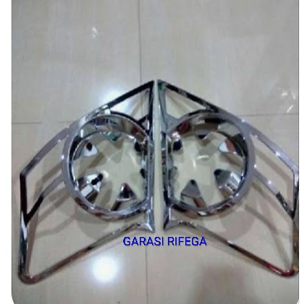 GARNISH TAIL BELAKANG HONDA BRIO (2013-2015) WARNA CHROME