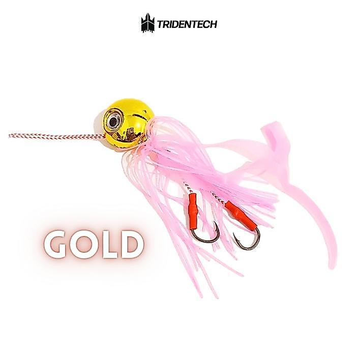 Tridentech Curly Fire Ball Umpan Mancing Laut Tairaba 60gr 80gr Slow Jigging Action Gurita /