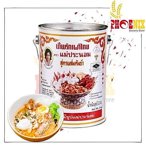 MaePranom Chilli in oil for tom yum Thailand 3kg