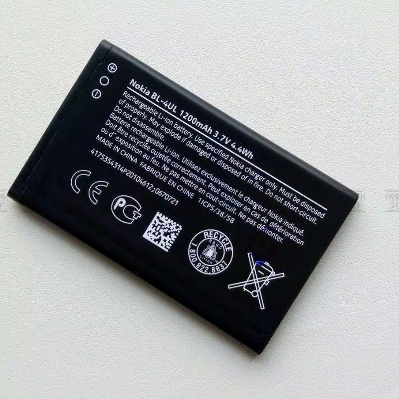 Baterai Nokia BL-4UL Baterai Original Nokia Asha 225 /3310 /230 long lasting power BL4UL