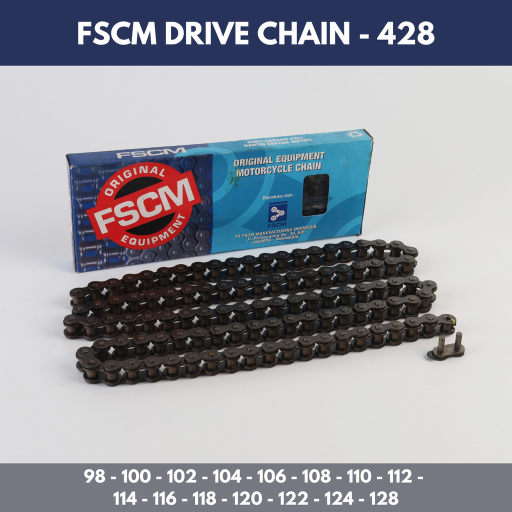 Rantai Motor 428 - FSCM BIRU